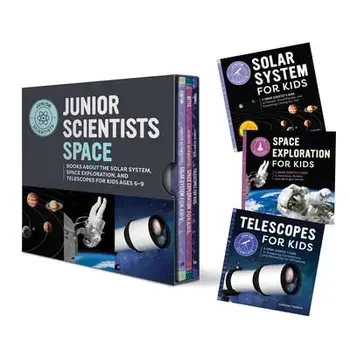 Junior Scientists Space 3 Book Box Set: Books about the Solar System, Space Exploration, and Telescopes for Kids Ages 6-9, Paperback/Rockridge Press