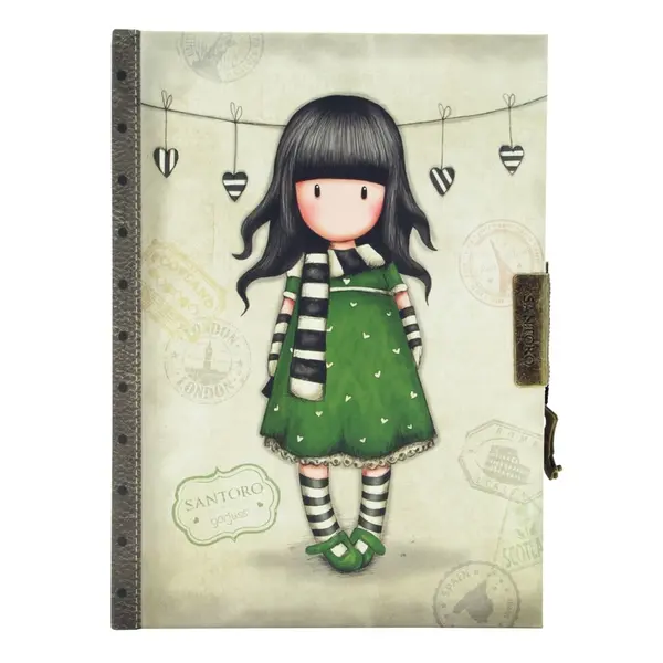 Jurnal cu lacatel Gorjuss Vacation The Scarf