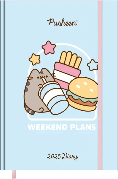 Jurnal Pyramid Animation: Pusheen - Weekend Plans, format A5