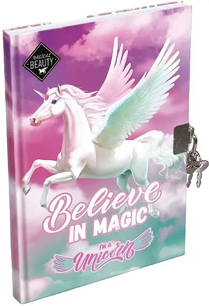 Jurnal secret cu lacăt Lizzy Card Magical Beauty - A5