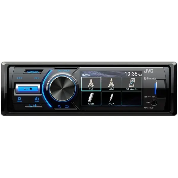 JVC Radio MP3 auto JVC KD-X560BT, 4x50W, USB, AUX, fara mecanism CD