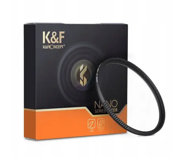 K&F 67mm A Series Filtru Black Mist 1/4, Optica Germana HD, Rezistent la Apa, Rama Aluminiu Negru, Profil Ultra Subtire 3.3mm