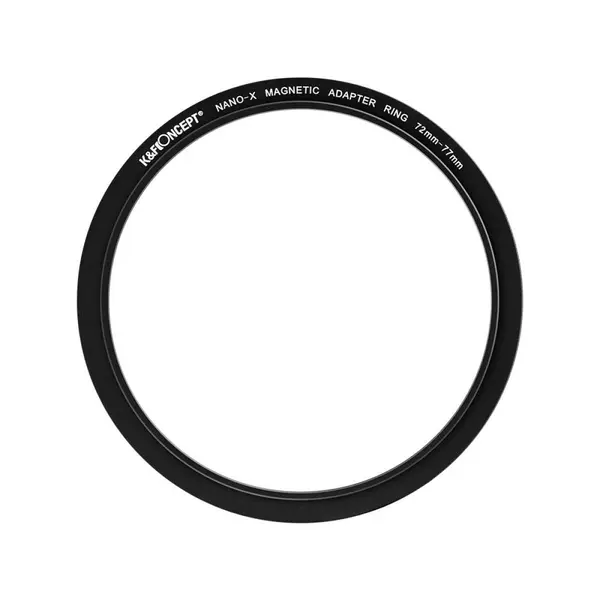 K&F 77-82mm Inel Adaptor Magnetic pentru Filtre, Negru Mat, Grosime Cadru 2.16mm