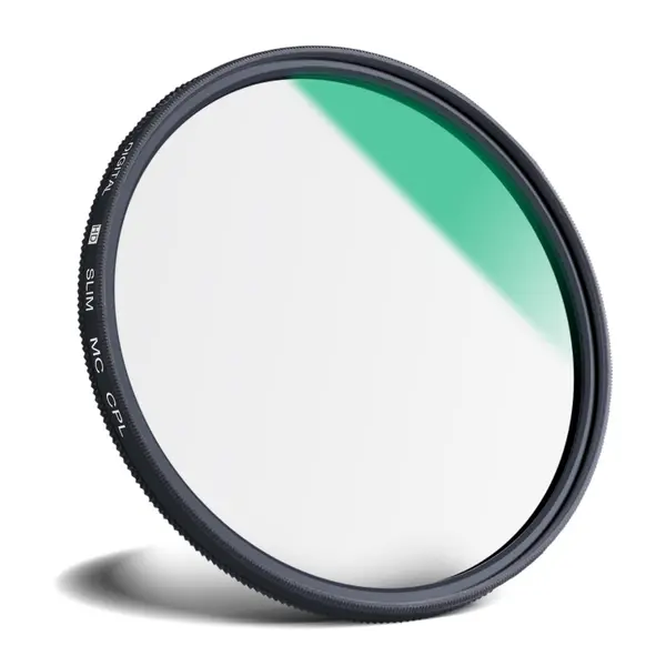 K&F 86mm MC14 CPL Filtru Polarizare, Sticla Optica Germana, Strat Verde Dublu, 28 Straturi, Rama Aluminiu Ultra Slim