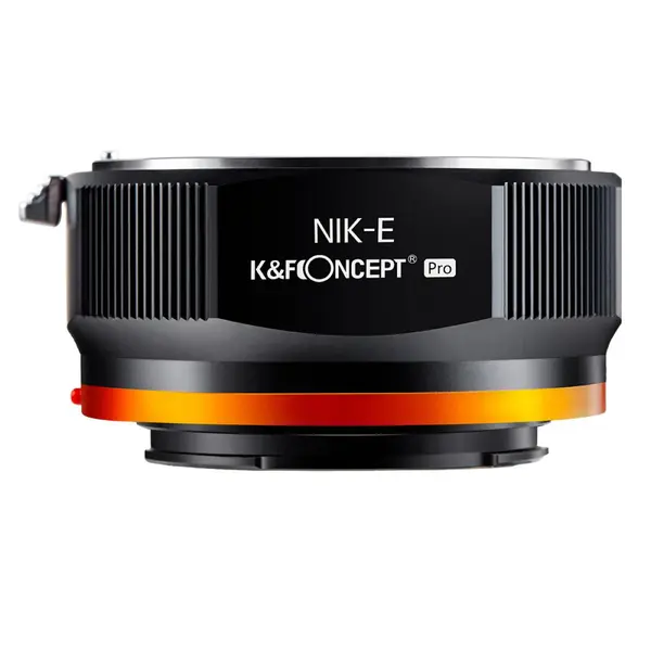 K&F Adaptor Montura Nikon AI F la Sony E NEX, Constructie Metalica, Focalizare Manuala, Vopsea Mata Anti-Reflexie