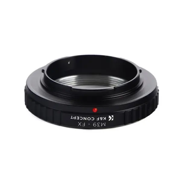 K&F Adaptor Montura Obiectiv M39-FX, Constructie Alama si Aluminiu, Focalizare Manuala la Infinit, Compatibil Serie Fujifilm X