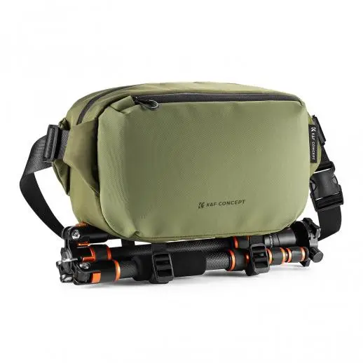 K&F Alpha Sling 10L Green, Geanta umar camera foto verde
