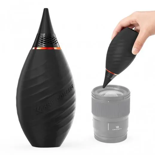 K&F Blower de Aer cu Duza Scurta, Varf Moale din Silicon, Flux Puternic de Aer, Valva Bidirectionala, Design Ergonomic
