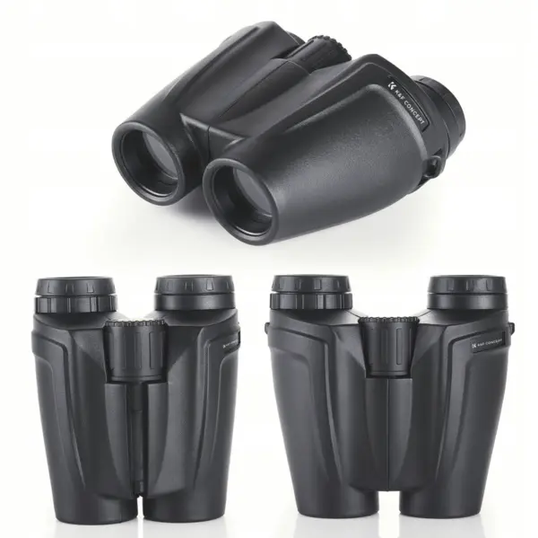 K&F Concept 10x25 Binoclu BAK4 HD, Marire 10x, Lentile 25mm, Camp Vizual 6.5°, Rezistenta la Stropi IP65, Greutate 290g