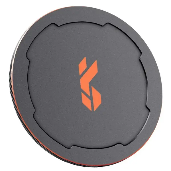K&F Concept 55mm Capac Obiectiv Metalic Magnetic 2-in-1, Montare Magnetica sau prin Filet, Aliaj Aluminiu Aviatie
