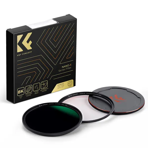 K&F Concept 77mm Filtru ND64 Magnetic, Densitate Neutra, Seria NANO-X, Rezistent la Apa si Zgariere, Anti-reflexie