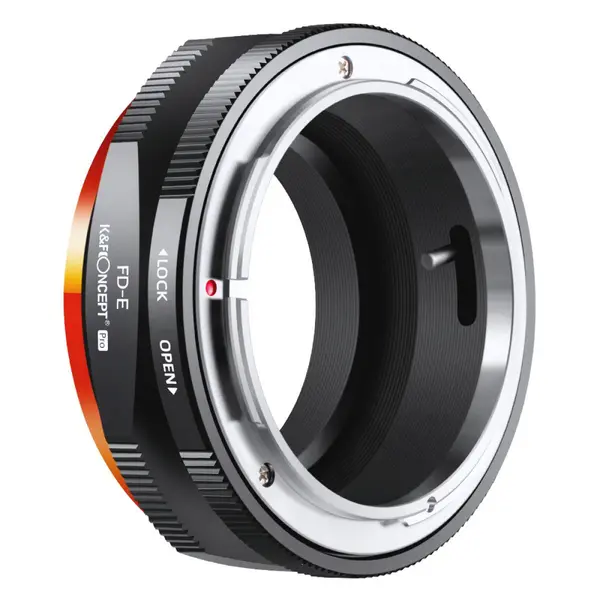 K&F Concept Adaptor Montura FD-E, Pentru Obiective Canon FD/FL, Compatibil Sony E-Mount, Constructie Metalica, Focalizare