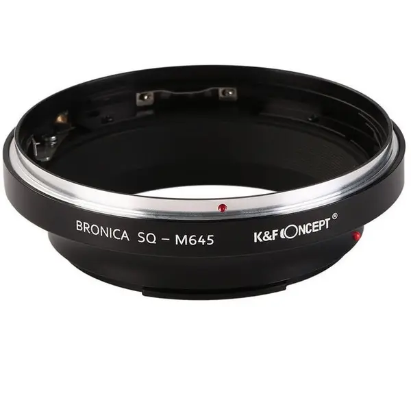 K&F Concept Adaptor montura K&F Concept Bronica SQ-M645 de la Bronica SQ la Mamiya 645 SQ-M645