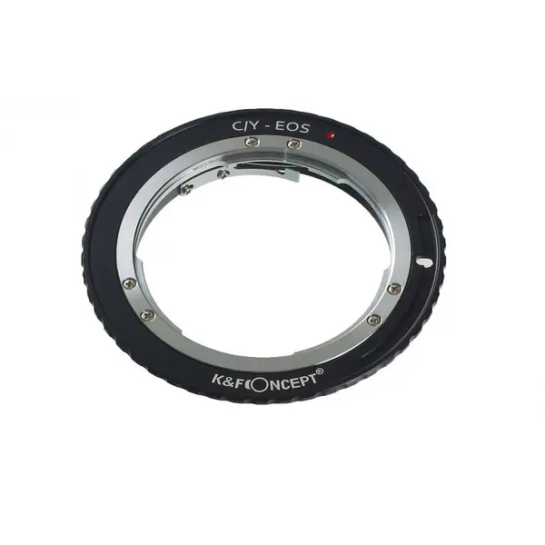 K&F Concept Adaptor montura K&F Concept C/Y-EOS de la Contax/Yashica la Canon EOS KF06.129