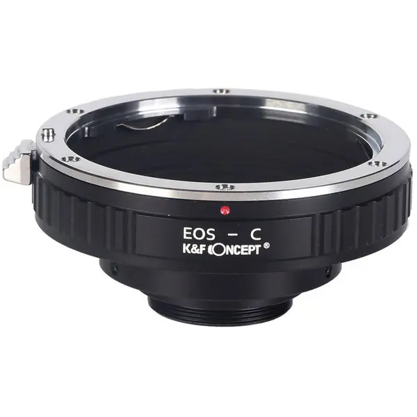 K&F Concept Adaptor montura K&F Concept EOS-C de la Canon EOS/EF la C-mount