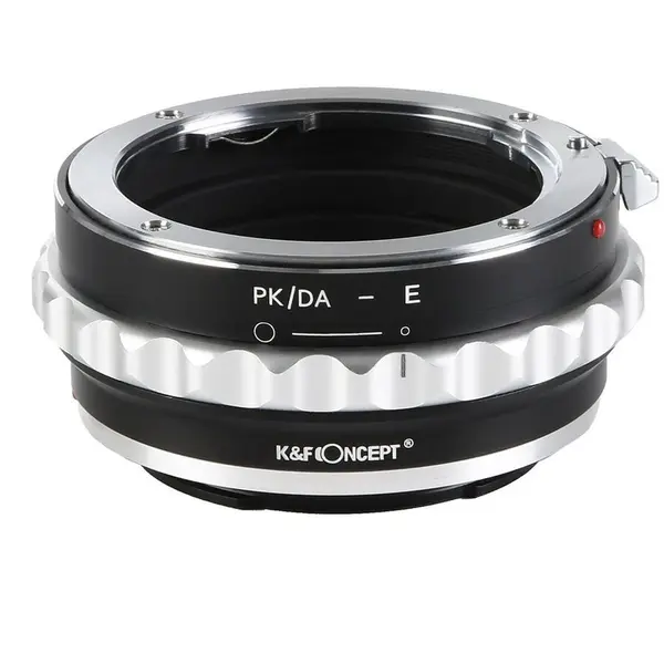 K&F Concept Adaptor montura K&F Concept PK/DA-E de la Pentax K/M/A/FA/DAla Sony E-Mount