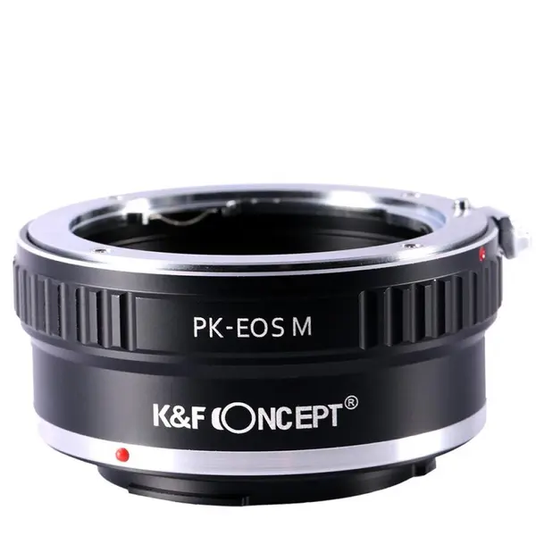 K&F Concept Adaptor montura K&F Concept PK-EOS M de la Pentax K la Canon EOS M