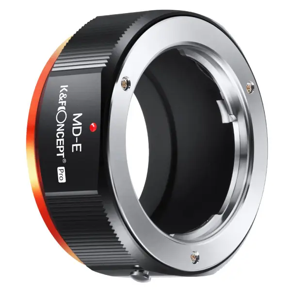 K&F Concept Adaptor Montura MD la NEX, Pentru Obiective Minolta MD MC, Montura Sony E, Constructie Aluminiu Anodizat
