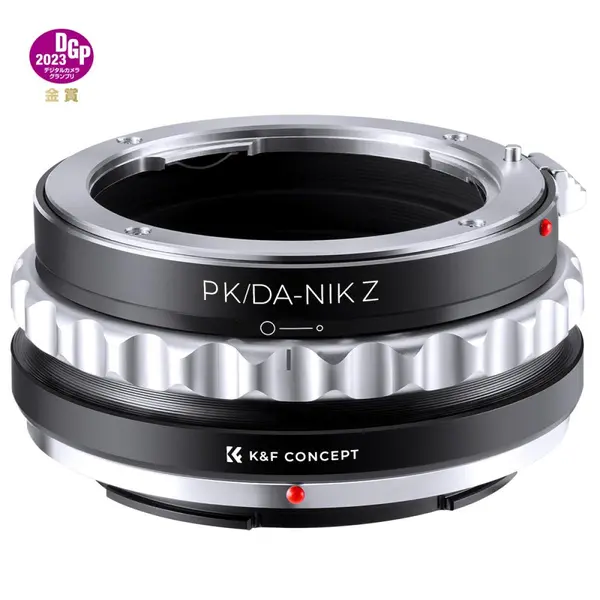 K&F Concept Adaptor Montura Obiectiv Pentax K (PK/DA) la Nikon Z, Focalizare Manuala, Fara Contacte Electronice