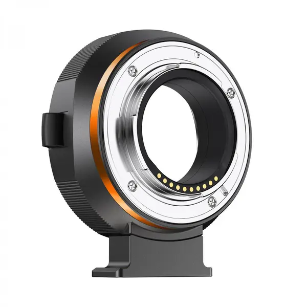 K&F Concept Adaptor Obiectiv EF/EF-S-FX, Autofocus Electronic, Mod Focalizare in Faza, Upgrade Firmware USB, Contacte Aurite