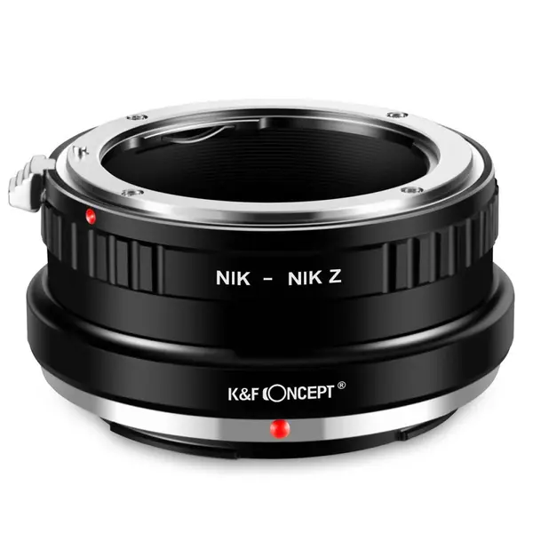 K&F Concept Adaptor Obiective Nikon AI/AI-S la Nikon Z, Montura Nikon F, Material Cupru, Focalizare Manuala, Focus la Infinit