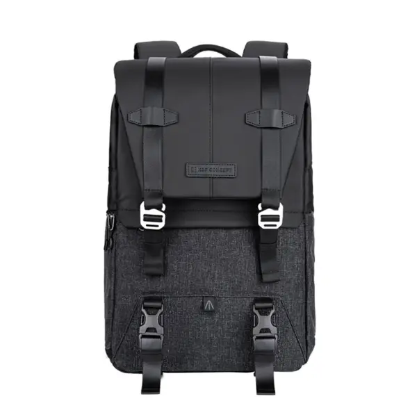 K&F Concept Beta Backpack Rucsac Foto 20L, Capacitate 1 Camera + 4 Obiective, Compartiment Laptop 15.6 Inch, Negru + Gri Inchis