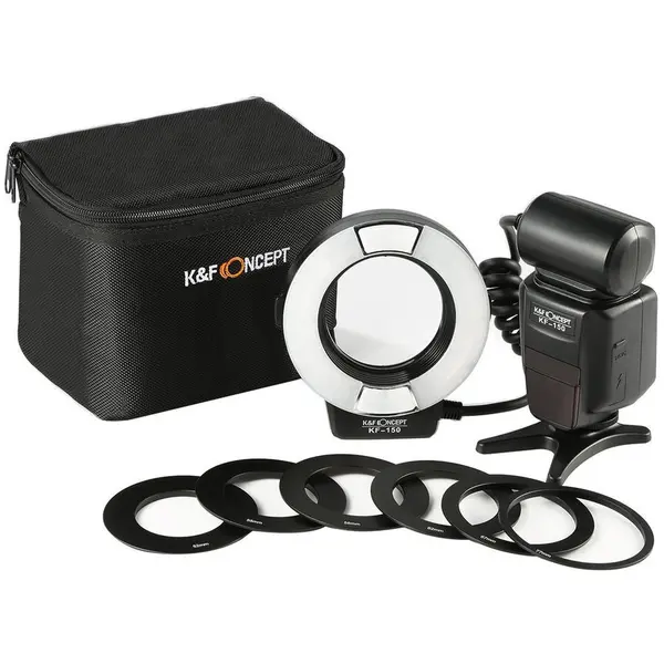 K&F Concept Blitz macro E-TTL Yongnuo YN24EX pentru Canon