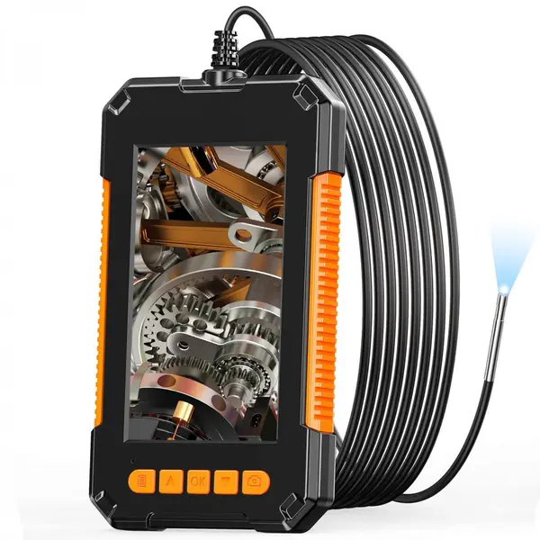 K&F Concept Camera Endoscop Industrial, Ecran HD 4.3 Inch, Rezolutie 1080P, Sonda 8mm, Cablu 2m, Iluminare LED, Etansare IP67