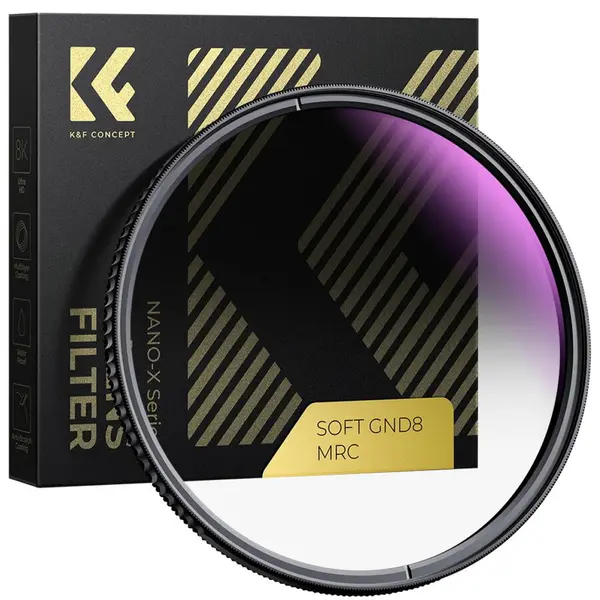 K&F Concept Filtru Graduated ND8 K&F Concept Nano-X Soft (Blue Coated)