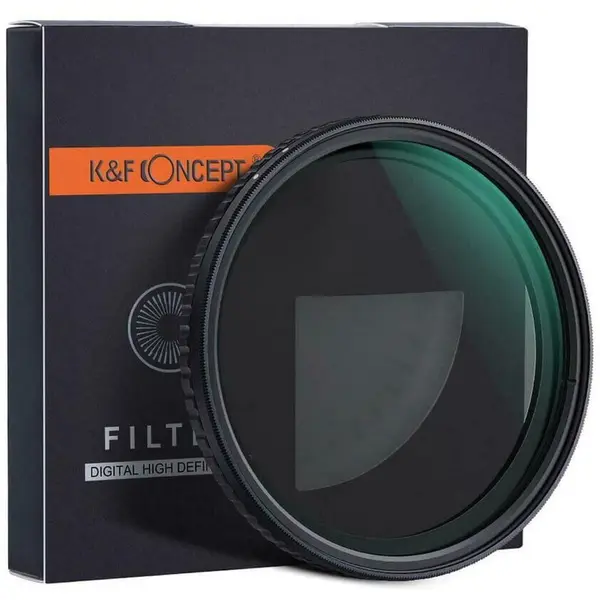K&F Concept Filtru K&F Concept 62mm Nano-X CPL HD Fader ND2-ND32 Waterproof Japan Optics KF01.1323
