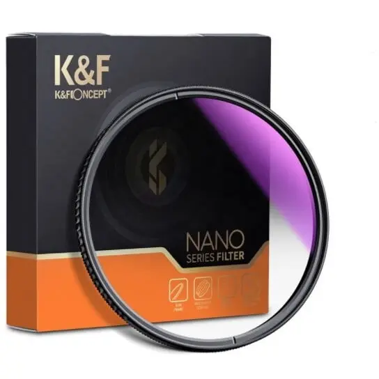 K&F Concept Filtru K&F Concept ND 0.9 (ND8) 55mm Gradient Ultra-Clear KF01.1540