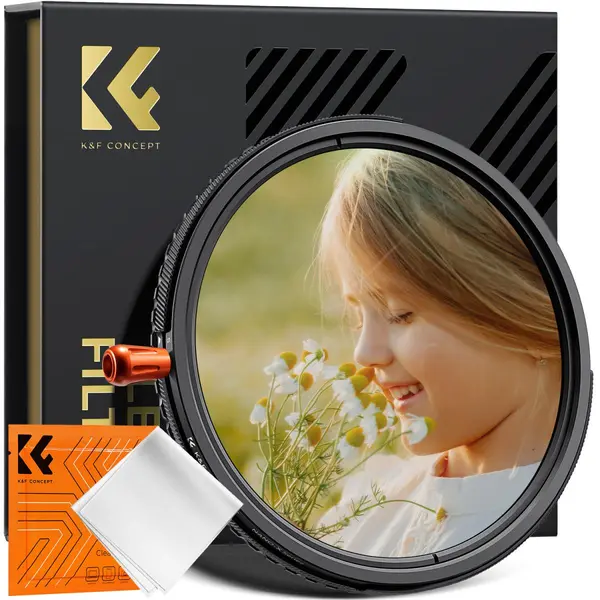 K&F Concept Filtru Nano X 72mm, 3-in-1, ND2-32, CPL, Black Mist 1/4, Ultra-Subtire, 28 Straturi Multi-Coating