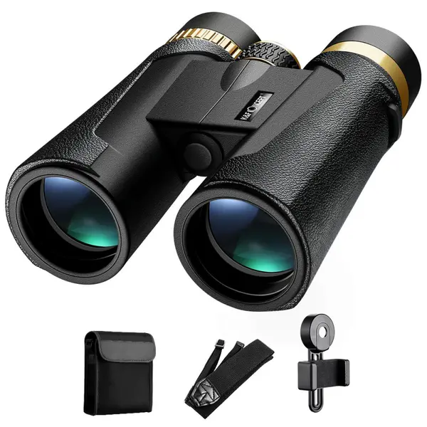 K&F Concept HY1242 Binoclu 12x42, Ocular 20mm, Prisma BAK4, Tratament FMC, Focalizare Bidirectionala, Camp Vizual 101/1000m