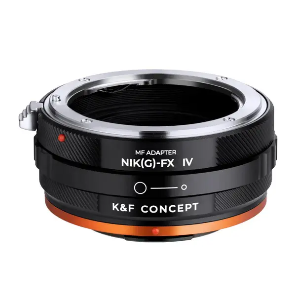 K&F Concept KF-M18116 Inel Adaptor Obiectiv Nikon F/D/G la Fuji X, IV PRO, Focalizare Infinit, Aliaj Aluminiu-Magneziu