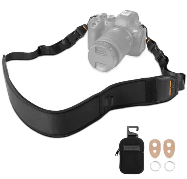 K&F Concept U04 Curea Gat Camera, Buzunar Detasabil, Catarama Siguranta UTX, Cordon Dyneema, Material Neopren