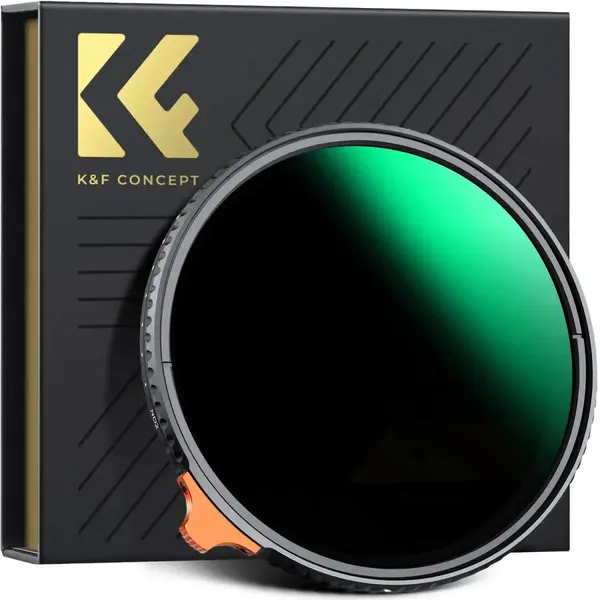 K&F Filtru ND Variabil XV56, ND2-400, 46mm, Sticla Optica AGC Japoneza, 28 Straturi, Rezistent la Apa