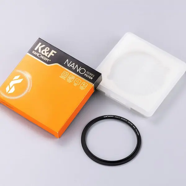 K&F Inel Adaptor Magnetic pentru Filtre 62mm-77mm, Aliaj de Aluminiu, Tratament Anodizat Negru, Montare Rapida