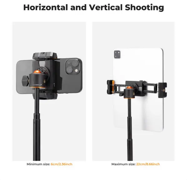 K&F MS20, Cap holder pentru smartphone si tableta