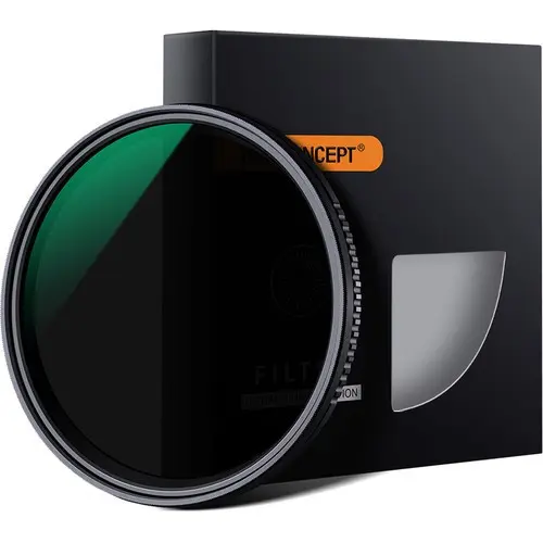 K&F MV36 Filtru ND Variabil, ND8-ND2000, 52mm, Sticla Optica Japoneza, Rezistent la Apa, Acoperire Verde 24 Straturi