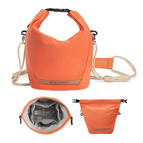 K&F Sling Bag 5L Urban Wander 11, Geanta foto umar portocalie