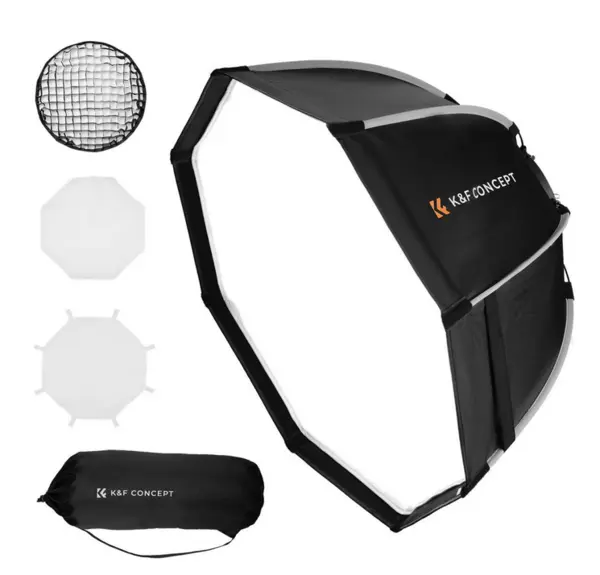 K&F Softbox 65CM Quick Release octogonal