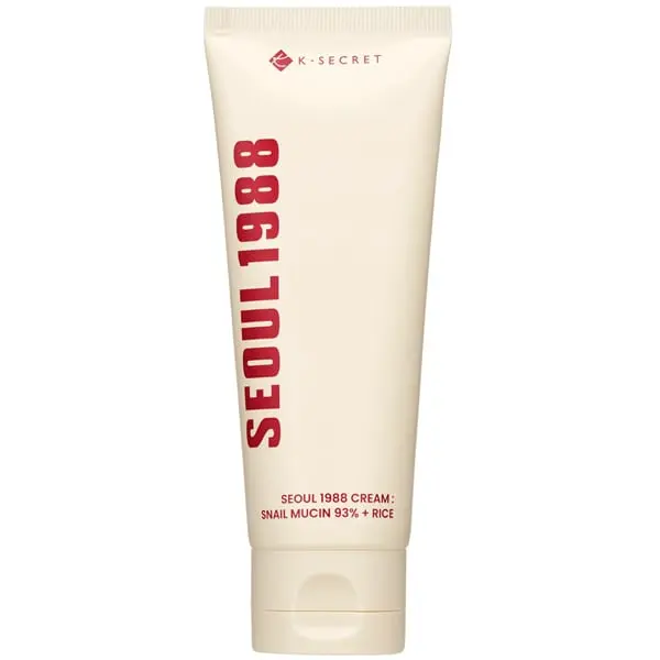 K-SECRET – SEOUL 1988 Cream : Snail Mucin 93% + Rice – 100ml
