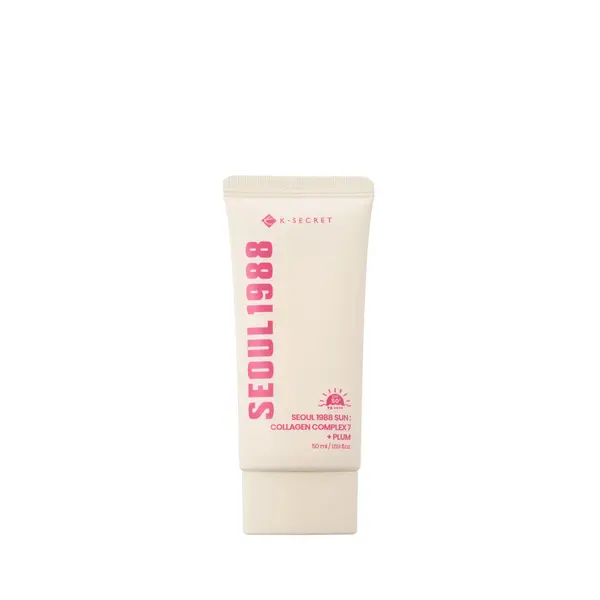 K-SECRET - SEOUL 1988 Sun : Collagen Complex 7 + Plum SPF50+PA++++, 50ml