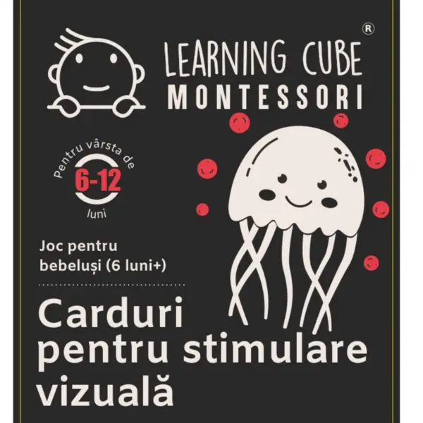 K-TOYZ Carduri pentru stimulare vizuala tricolore (6 -12 luni)