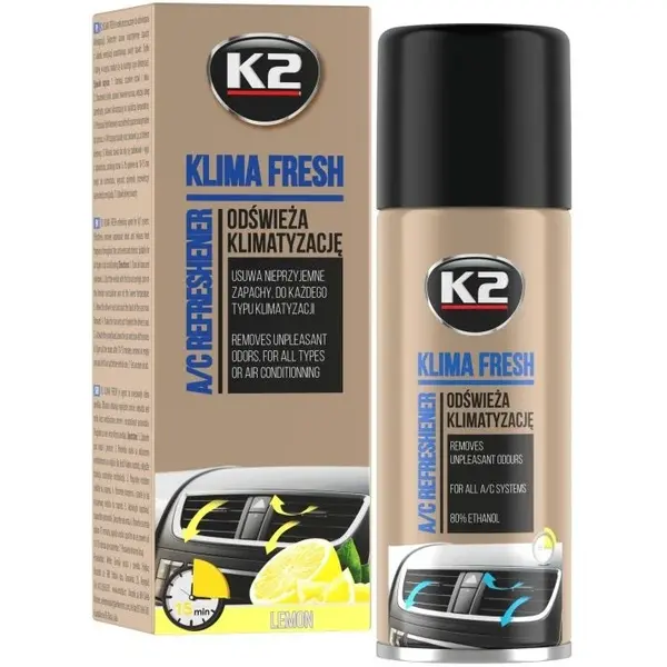 K2 Klima Fresh Spray Curatat Ac Lemon 150ML K222