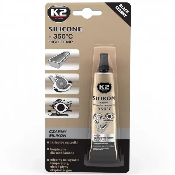 K2 Silicon Negru Temperaturi Inalte +350 C 21G B205N