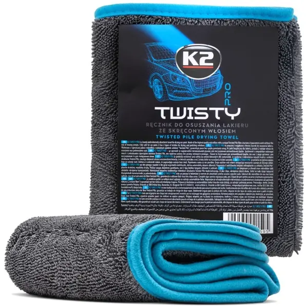 K2 Twisty Pro Laveta Prosop Microfibra 40x60cm 600gsm D0224