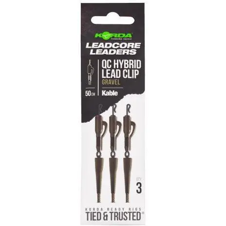 Kable QC Hybrid Lead Clip 50cm Gravel