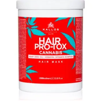 Kallos Hair Pro-Tox Cannabis masca de par regeneratoare cu ulei de canepa