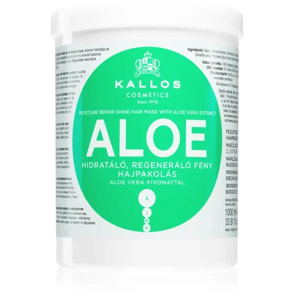 Kallos KJMN Professional Aloe masca hidratanta cu aloe vera 1000 ml